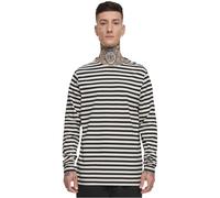 Urban Classics Tb3801-regular Stripe LS Camiseta, Arena Blanca/Negro, S Hombres
