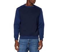 Urban Classics Tb3830-2-tone Fake Raglan Crew Sudaderas, Azul Marino Medianoche/Azul Oscuro, M (Grande) para Hombre