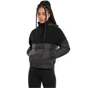 Urban Classics Chaqueta mujer Sherpa Mix Pull Over TB3990 Negra S