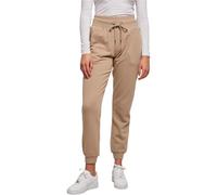 Urban Classics TB4086-Ladies Organic High Waist Sweat Pants, Pantalones deportivos Mujer, Gris Pardo, XL