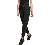 Urban Classics TB4086-Ladies Organic High Waist Sweat Pants, Pantalones deportivos Mujer, Negro, L