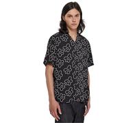 Urban Classics Viscose Aop Resort Shirt Blackflower Talla: XL | Outlet | Hombre | Negro