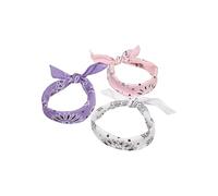 Urban Classics Tb4180-multicolor Bandana 3-Pack, Violet Blanco+Rosa, Talla única (Pack de 3) Unisex Adulto