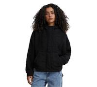 Urban Classics Chaqueta Sherpa TB4545 – Corta, negra, Talla S para mujer