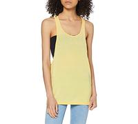 Urban Classics TB456-00252 Camiseta de Tirantes para Mujer, Amarillo, Mediano