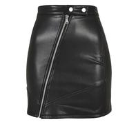 Urban Classics Tb5415-ladies Synthetic Leather Biker Skirt Falda, Negro, M Mujeres