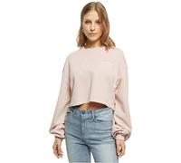 Urban Classics Tb5461-ladies Cropped Small Embroidery Terry Crewneck Sudadera Mujer