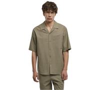 Urban Classics Tb6409-relaxed Seersucker Short Sleeve Shirt Camiseta, Paleolive, L Hombres
