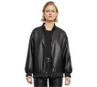 Urban Classics Tb6725-ladies Synthetic Leather Bomber Jacket Chaquetas Ligeras, Negro, M Mujeres