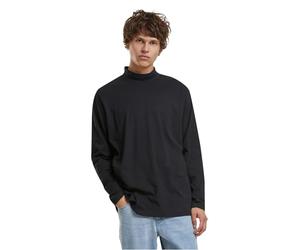 Urban Classics Tb6775-mock Neck Longsleeve Camiseta, Negro, 3XL para Hombre