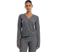Urban Classics Tb7001-ladies Rib Cardigan Cardigans, Gris Oscuro, L para Mujer