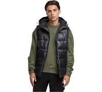 Urban Classics Tb7013-recycled Hooded Puffer Vest Chalecos, Negro, L Hombres