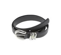 Urban Classics Tb7213-chunky Multiple Loop Synthetic Leather Belt Cinturón, Negro/Plateado, L-XL Mujeres