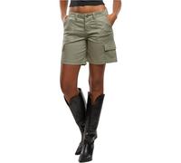 Urban Classics Tb7527-ladies Cotton Cargo Shorts Pantalones Cortos, Paleolive, 32 para Mujer