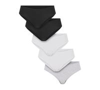 Urban Classics Sujetador con arosit Basic Cotton Brazilian 5-Pack TB7659C M