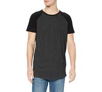 Urban Classics Tb966-shaped Raglan Long tee Camiseta, Cha/Blk, L para Hombre