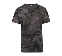 Urban Classics Té de Camuflaje de Gran tamaño Camiseta, Multicolor Dark Camo 784, S Große Größen Extra Tall Hombres
