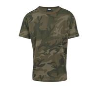 Urban Classics Té de Gran tamaño Camiseta, Multicolor (Olive Camo 775), M para Hombre