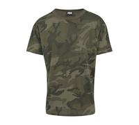 Urban Classics Té de Gran Tamaño Camo Camiseta para Hombre