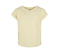 Urban Classics Té de Hombro extendido orgánico para niñas Camiseta, Amarillo Suave, 9 años