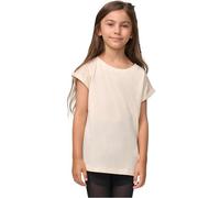 Urban Classics Té de Hombro extendido orgánico para niñas Camiseta, Arena Blanca, 110 cm