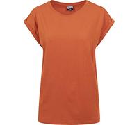 Urban Classics Té de tirantes extendidos para mujer, Camiseta Mujer, Rust Orange, L