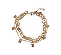 Urban Classics Tobillera Charmy Anklet unisex, color dorado, talla L/XL