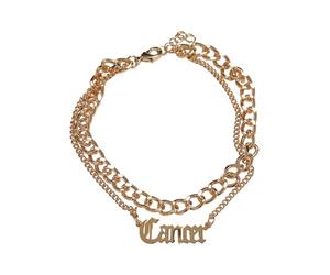 Urban Classics Tobillera unisex Zodiac Golden Anklet, color Ceber, talla L/XL