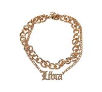 Urban Classics Tobillera Zodiac Golden Anklet, color libra, talla L/XL