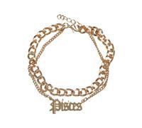 Urban Classics Tobillera Zodiac Golden Anklet unisex, color pisces, talla L/XL