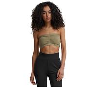 Urban Classics Bandeau-Almohadillas para Mujer Camiseta, Caqui, S