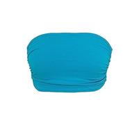 Urban Classics Top Bandeau, Azul (Turquoise 00217), M para Mujer
