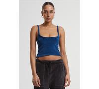 Urban Classics Top corto de terciopelo para mujer TB7115 S