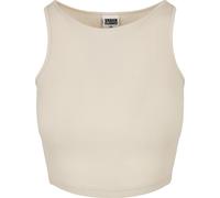 Urban Classics Top de canalé corto para mujer Softseagrass M