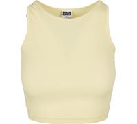 Urban Classics Top de canalé recortado para mujer Softyellow 3XL