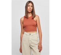 Urban Classics Top de canalé recortado para mujer XS