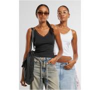 Urban Classics Top de Encaje con Cuello en V 2-Pack TB7514A 5XL