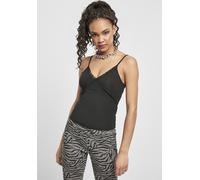 Urban Classics Top Ladies Top 90's Encaje Negro 3XL