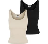 Urban Classics Top orgánico básico de canalé para mujer TB6870A 3XL