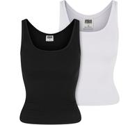 Urban Classics Top orgánico básico de canalé para mujer TB6870A 5XL