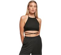 Urban Classics Top para Mujer con Diseño de Corpiño Camiseta, Negro, S