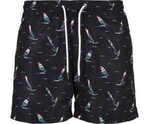 Urban Classics Traje de baño estampado Negro L