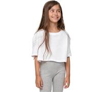 Urban Classics Uck1555-girls Short Kimono tee Camiseta, Blanco, 134-140 para Niñas