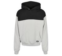 Urban Classics Upper Block Hoody Lightasphalt/black Talla: S | Sudaderas con Capucha Outlet | Hombre | Negro