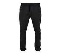 Urban Classics Pantalones de chándal de Mezclilla de Punto, Lavado en Negro Real, XL para Hombre