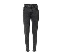Urban Classics TB2970-Ladies High Waist Skinny Jeans, Pantalones Mujer, Black Heavy Acid Washed, 31W / 32L