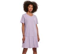 Urban Classics Vestido casual de verano para mujer algodón cintura alta mangas cortas Tallas XS-5XL