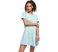 URBAN CLASSICS Vestido Casual De Verano Para Mujer, Vestido De Cintura Alta De Algodón, Mangas Cortas, Tallas XS - 5Xl