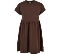 Urban Classics Vestido con cenefa imperio orgánico para mujer XS