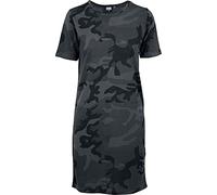 Urban Classics Vestido de Manga Corta para Mujer, Disponible en Camuflaje Oscuro, Tallas XS a 5XL, Dark Camo 00784, M